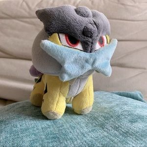 Pokémon Center Japan Raikou anime 6” plush toy